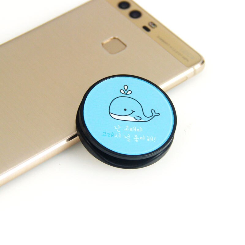 Cute Cartoon Round Universal Expanding Stand Grip Finger Ring Holder Mobile Phone Folding Bracket For iPhone 8 7 X XR XS MAX: 10