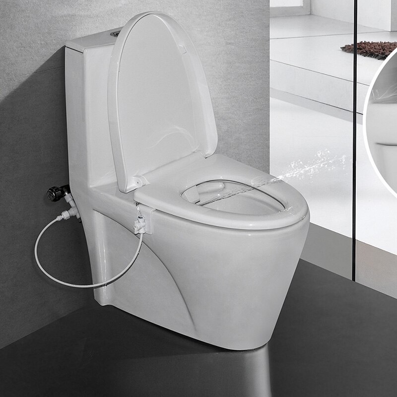 Spoelen Sanitair Bidet Spray Badkamer Toiletbril Water Wassen Schoner Apparaat @ Ls