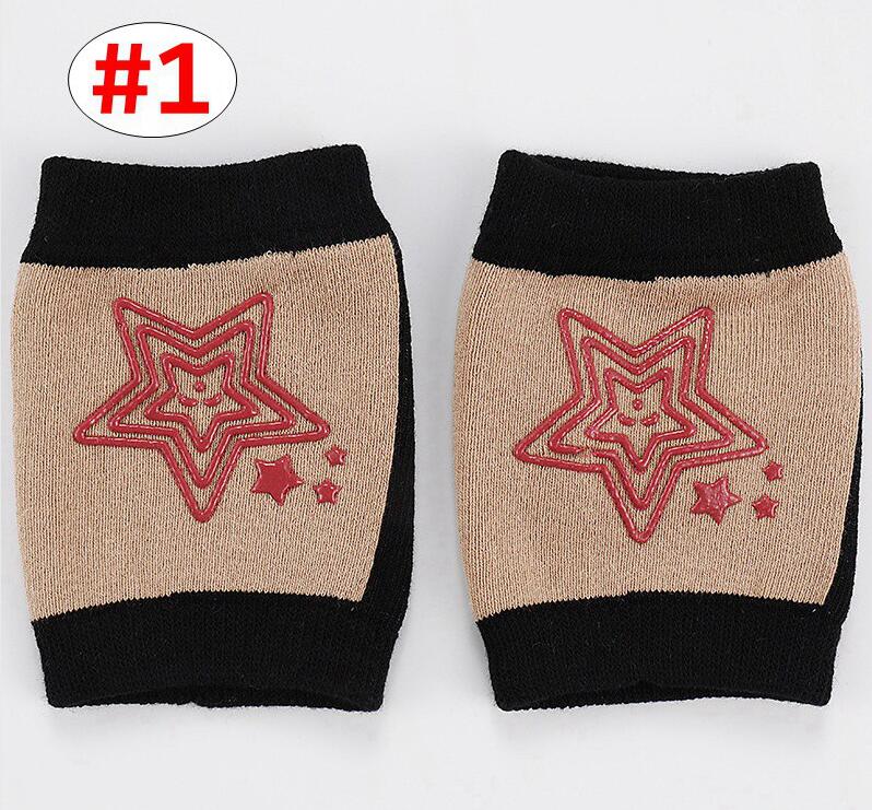 Estrela imprimir Joelheiras bebê legwarmer bebê Recém-nascido Da Criança Menina Menino anti-slip quentes Primavera Outono Meias de Proteção 6 estilos: 1