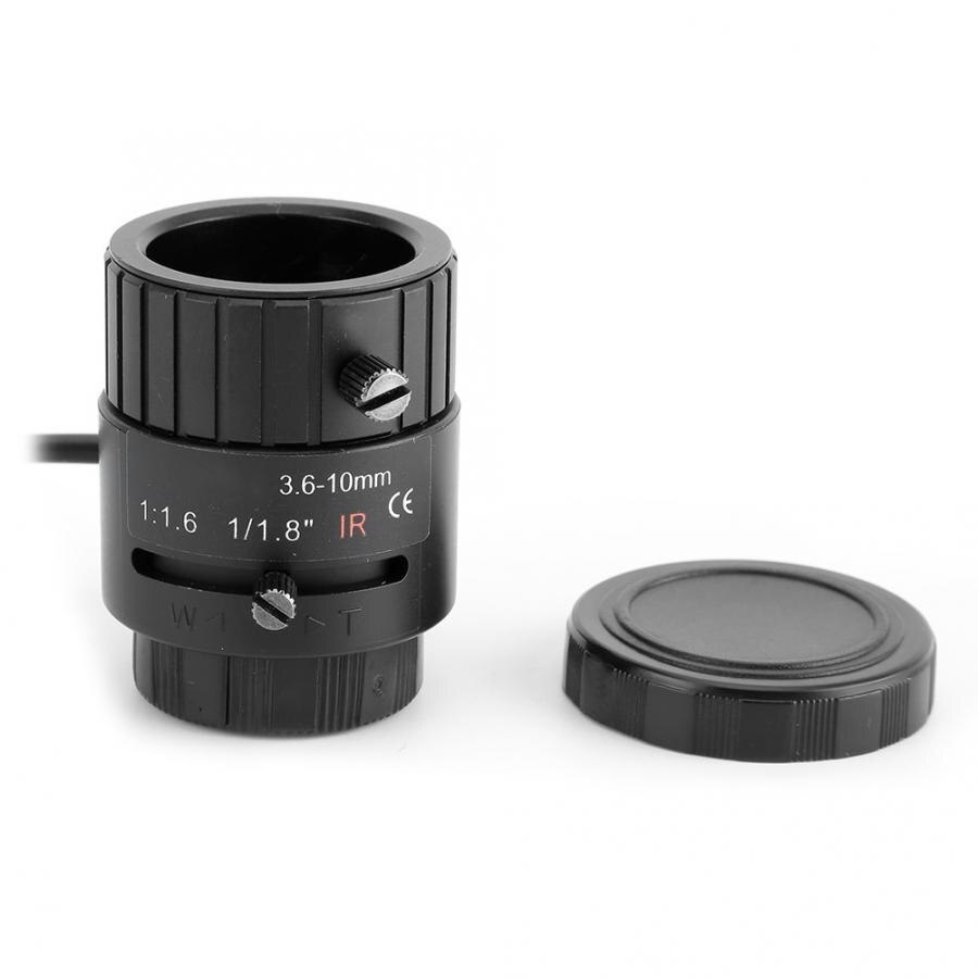 1/1.8 6MP Camera Lens 3.6-10mm Focal-Length Auto Aperture for Security CCTV
