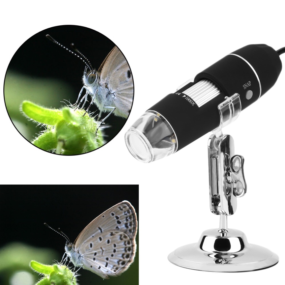 Mega Pixel 1000X 8 LED Digital Mikroskop USB Endoskop Kamera Microscopio Lupe Elektronische Stereo