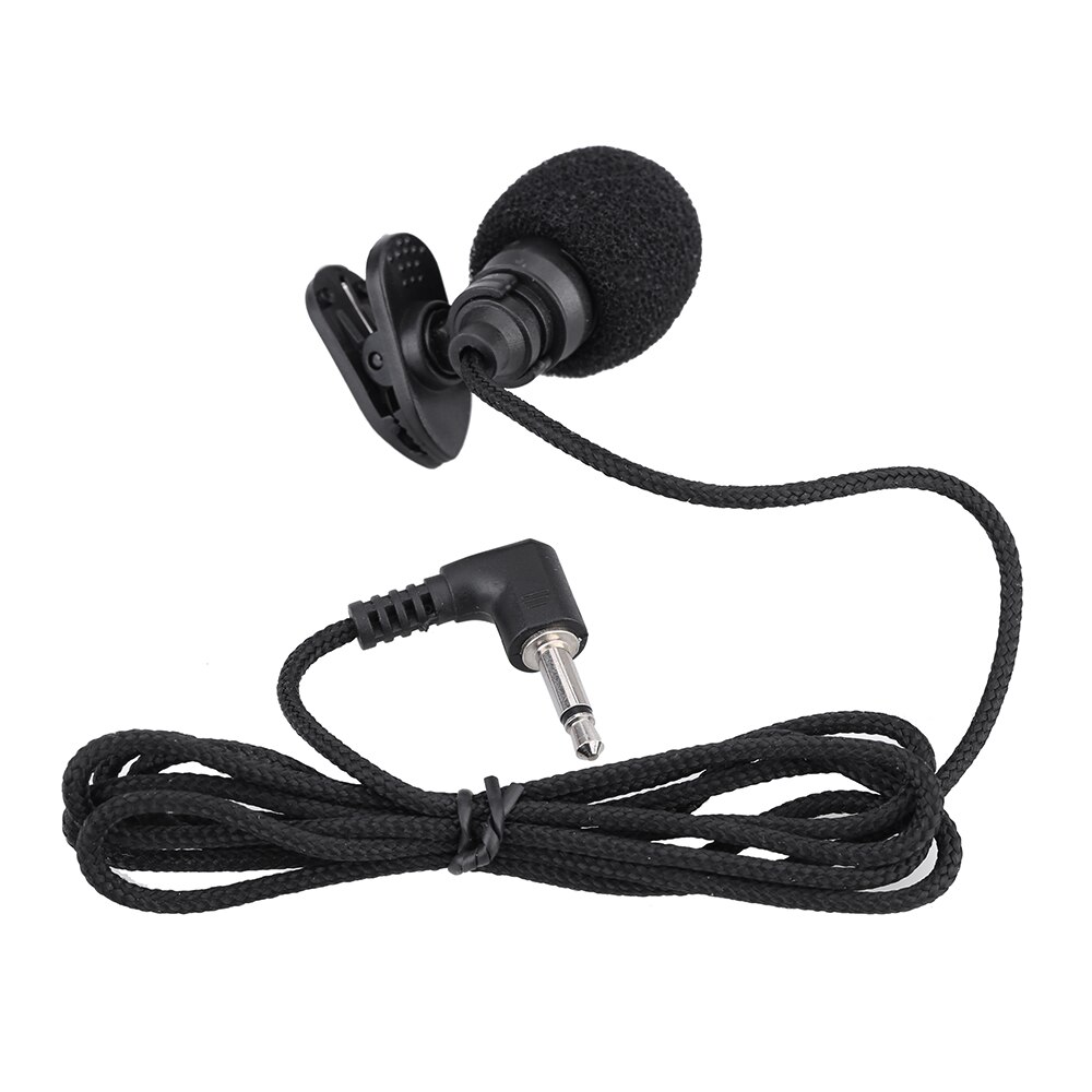 Mini Portable Clip-on Lapel Condenser Microphone Mic Lavalier Hands-free 3.5mm Jack for Computer PC Laptop Loundspeaker