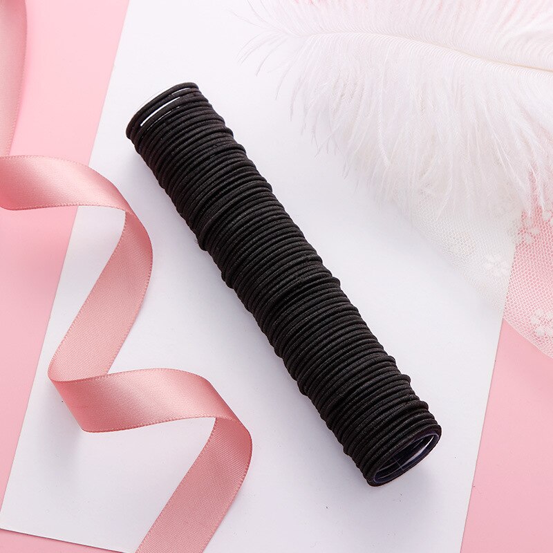 50Pcs/Pack Cute Children Elastic Rubber Bands Girls Colorful 3cm Hair Bands Gum For Hair Headwear Hair Accessories: 11