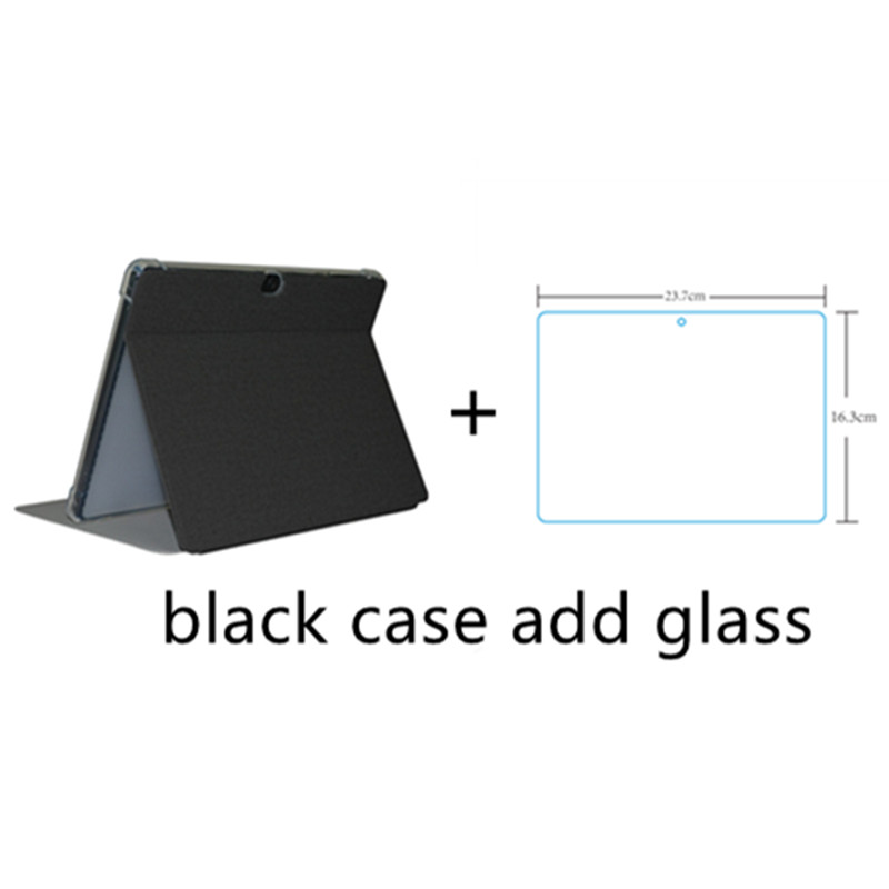 Case Cover Voor Alldocube X Neo 10.5 Inch Tablet Pc Siliconen Soft Shell X Neo Beschermhoes + Film gfits: Black case add glass