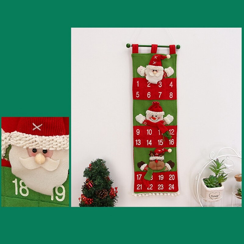 Kerst adventskalender tassen hangende kerstkalender kerstversiering kerstversiering voor thuis jaar