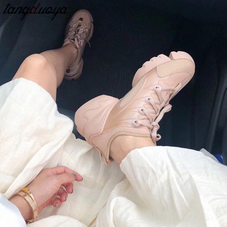 Dad Chuny Turnschuhe Frauen Laufschuhe Frau Sport Schuhe Trainer Frauen Plattform Turnschuhe Zapatillas Mujer Deportiva