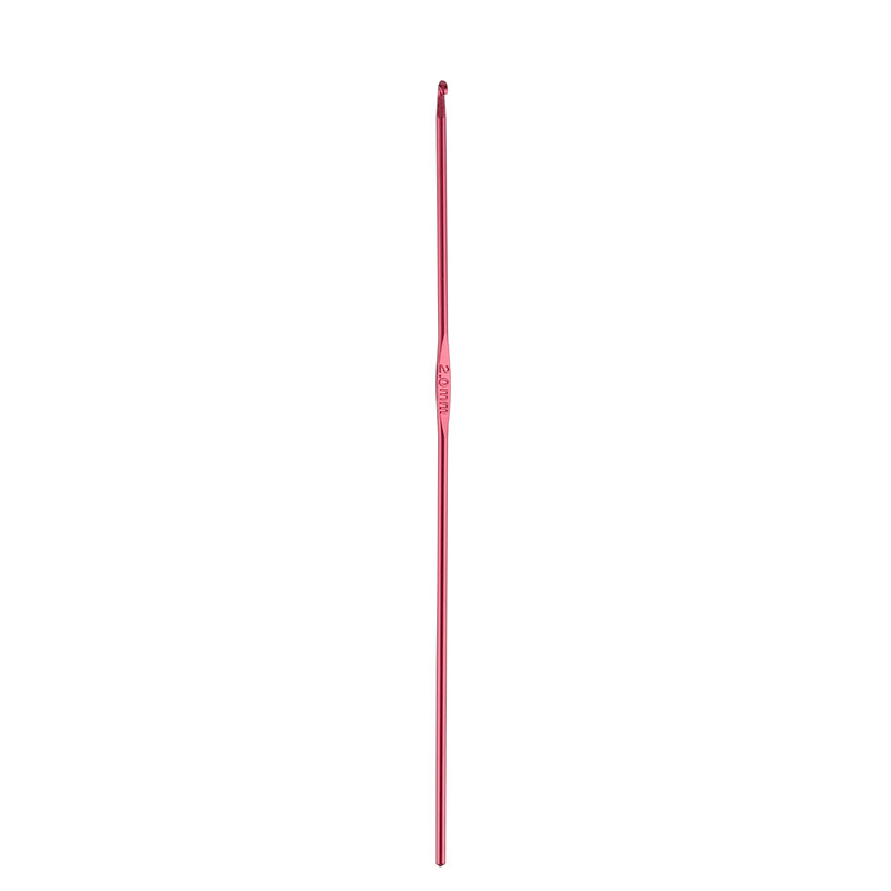 2-10Mm Aluminium Haak Breinaalden Naalden Voor Hand Ambachten Zak Trui Metalen Haak Weave Haak Naalden accessoires: 2.0mm Crochet hook