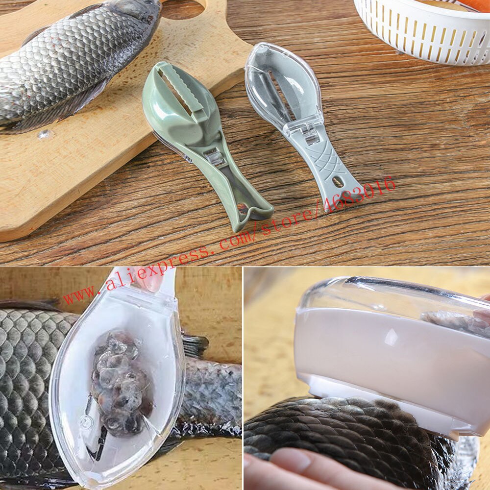 Fish scaler borste hudborttagningsmedel plastrengöringsmedel för fisk fisk hud skrapverktyg skaldjur verktygsset kök ciq