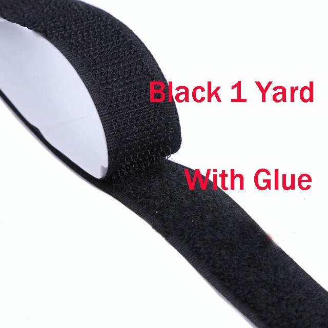 16/20/25/30mm Self Adhesive Fastener Tape Black White Magic Tape with Strong Glue Sewing Hook Loop Tape Clothing Craft Supplies: 20mm / Antique Brass