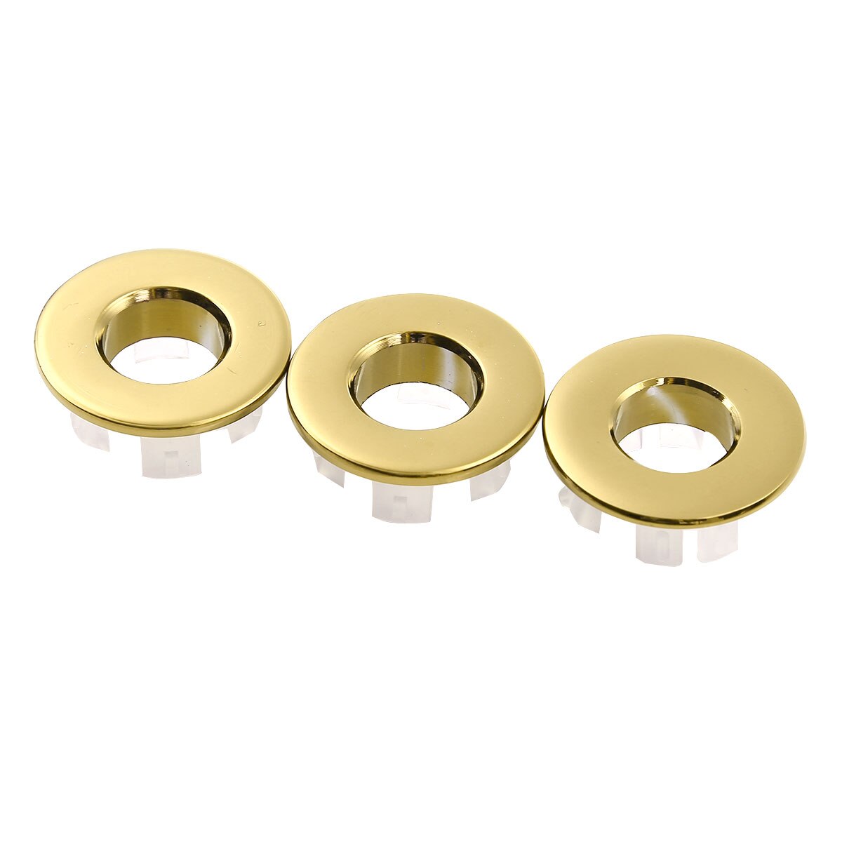 Solid Brass Sink Overflow Hole Covers Kitchen Bathroom Basin Trim Round Hole Caps Insert Spares Washbasin Overflow Fitting: Gold