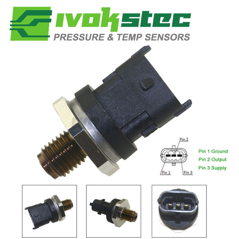 sensor de presión de riel de combustible para Hyundai Tucson Elantra Santa Trajet KIA Carens Sportage Xtrek 2,0 CRDi 31401-27000 de 0281002909