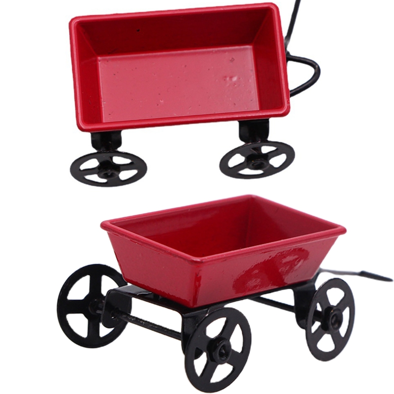 Kids Funny Plastic Winkelwagen Poppenhuis Decoratie Speelgoed Voor 6-8 Jaar Oude Kinderen Brain Training Verbeteren Intelligentie Levert