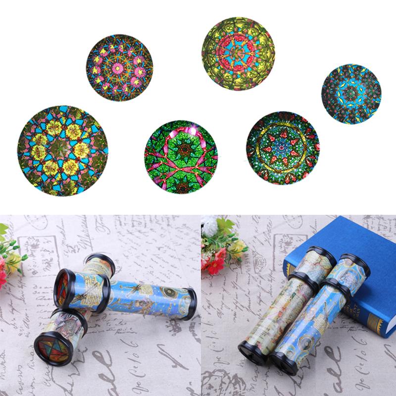 18/20/30cm Rotating Stretchable Magic Kaleidoscopes Adjustable Colorful World Preschool Toys Kid Children Fancy Colored World