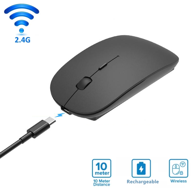 Draadloze Muis Voor Ipad Samsung Huawei Lenovo Android Windows Laptop Tablet Oplaadbare Draadloze Mause Voor Notebook Computer