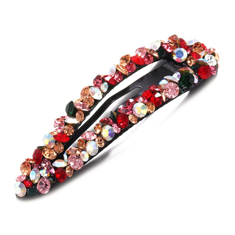 Meisjeshaarklauw geometrische imitatieparel haarspeld krab retro hartvormige kristallen haarspeldjes haaraccessoires voor vrouwen: F328a
