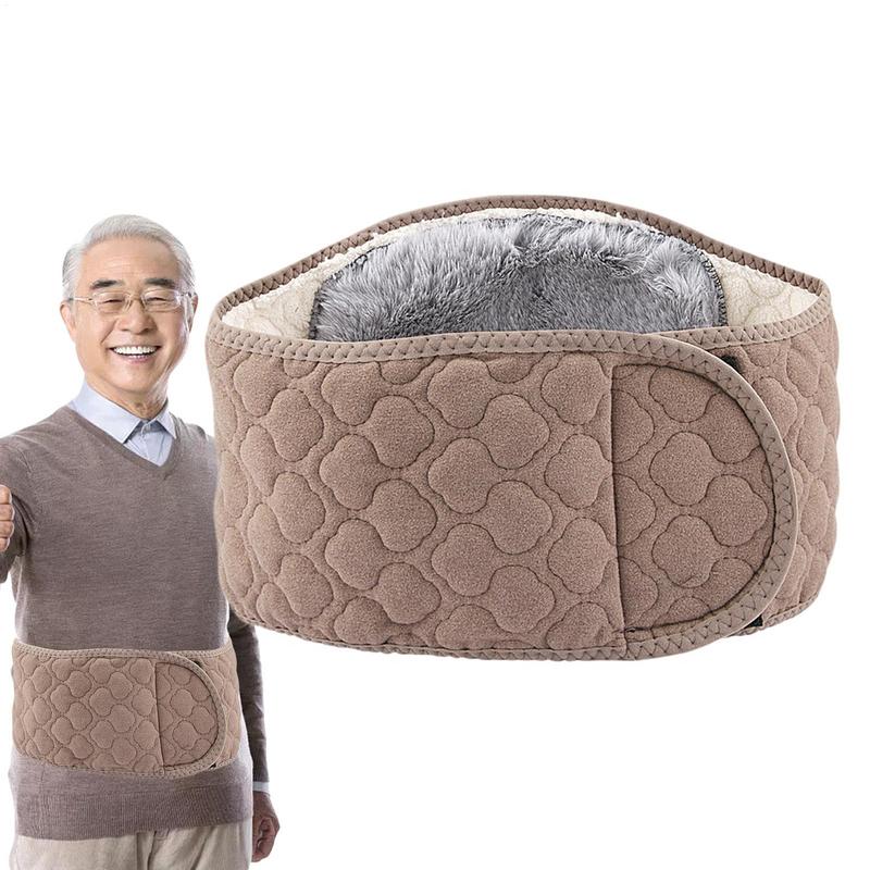 Cinto de cintura quente térmico de pelúcia aquecedor de cintura confortável volta mais quente cinto para homens mulheres inverno quente cintura cinto elástico