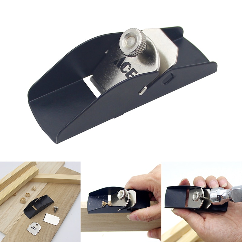 Mini plano de recorte de madera para carpintería, cepillo de mano para carpintero, cepillo de mano de borde de corte, herramientas de carpintero fundidas a presión