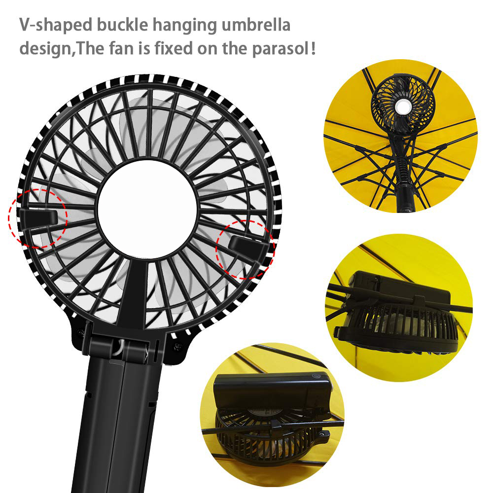 Hand Held Fan Desk Portable USB Fan Mini Foldable ... – Grandado