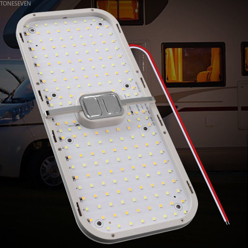 RV Verlichting Interieur 3 Kleuren Camper Verlichting 204 LEDs Dimbare 12 V Led Lampen Armatuur RV Plafond Lichtkoepel