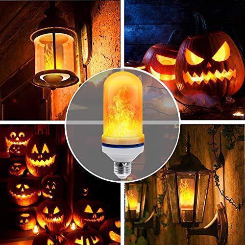 ledet flamme effekt lyspære dekorative dynamiske brann lyspærer mais pære flimrende emulering dekor ledet lampe belysning: Tre-stopp-modus