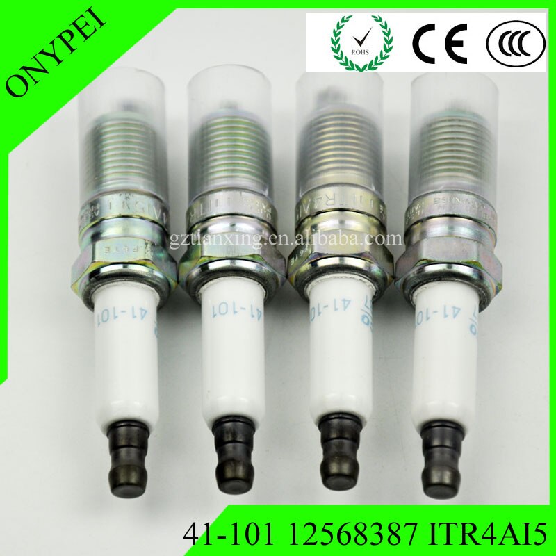 41 101 de alta qualidade autopeças irídio vela de ignição 41-101 12568387 para buick 41101 itr4a15