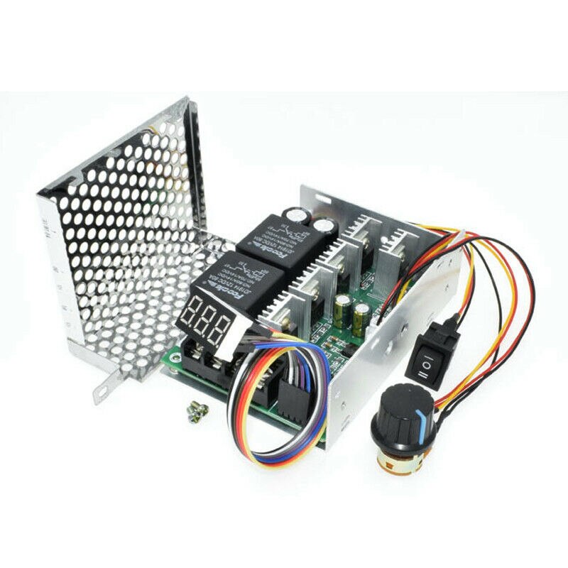 60A module de contrôleur de vitesse PWM | Affichage numérique, 10-55V 0 ~ retournement réglable en avant, moteur DC 12V 24V 36V 48V,