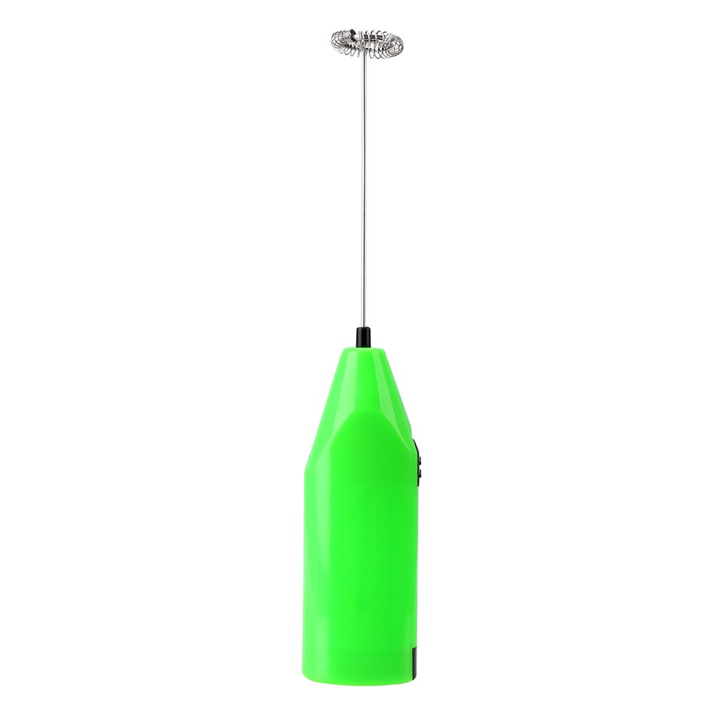 HILIFE Electric Egg Beater Milk Coffee Frother Foamer Kitchen Accessories Mini Handheld Stirrer Milk Drink Coffee Whisk Mixer: Green
