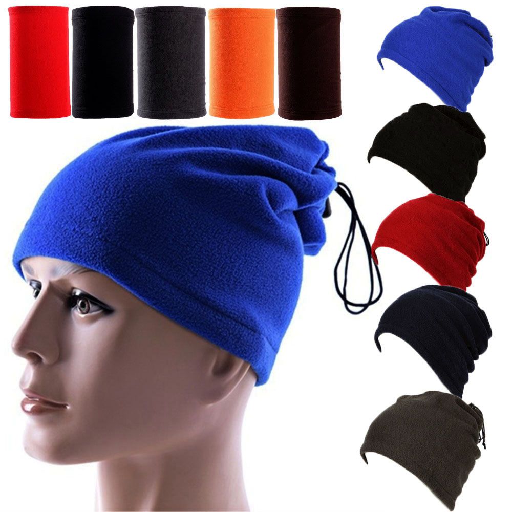 Men Women Winter Hiking Scarf Camping Face Mask Cycle Polar Fleece Outdoor Neck Gaiter Warmer Neck Tube Face Mask Headwear