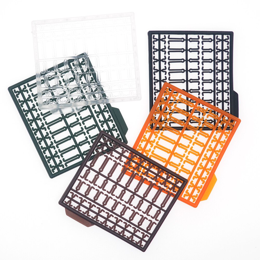 Tapón de pesca de carpa, aparejo de pelo extensor de cebo, accesorios de pesca de carpa, 10 piezas, negro, verde, marrón, naranja claro