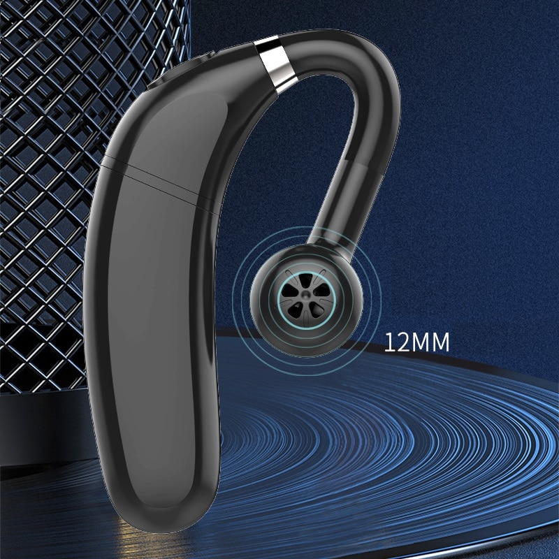 Nyeste trådløse bluetooth headset hovedtelefon hd stereo med mikrofon stemmestyring håndfri øretelefon hovedtelefoner til telefon kørsel