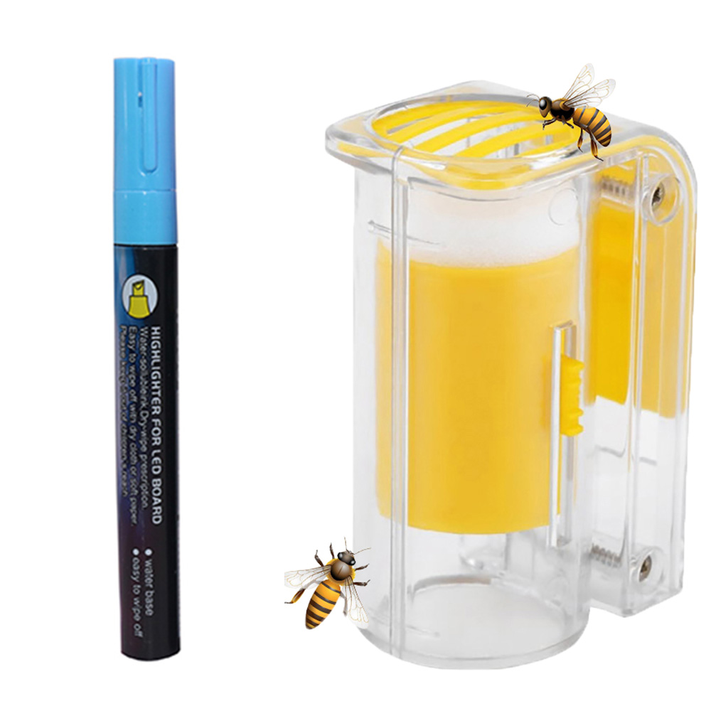 Accessoire Apiculture Plastique Marqueurs Apiculture - Lot De 8 Couleurs - Pour Reines Abeilles - Plastique Durable Marquage Abeilles Plastique