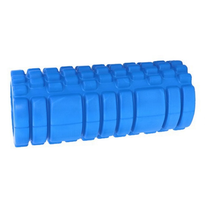 30X8.5Cm Yoga Blok Fitnessapparatuur Pilates Foam Roller Fitness Gym Oefeningen Spier Massage Roller Yoga Brick Sport gym: Blauw