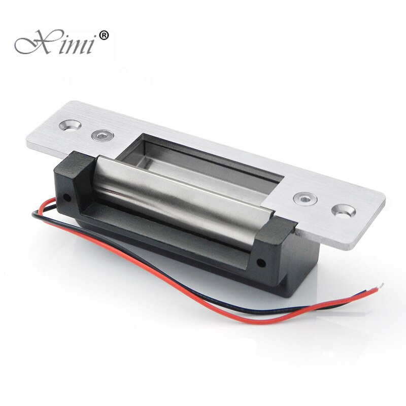 12V ANSI Electric Strike Lock 1000kg Holding Force Stainless Steel Standard Heavy Duty Electric Lock Home Office Door Lock