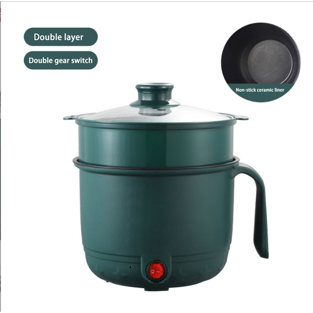 Multifunction Electric Cooking Machine Double Layer Pot Mini Electric Rice Cooker Non-stick Pan Pots Ollas De Cocina: Switch gear