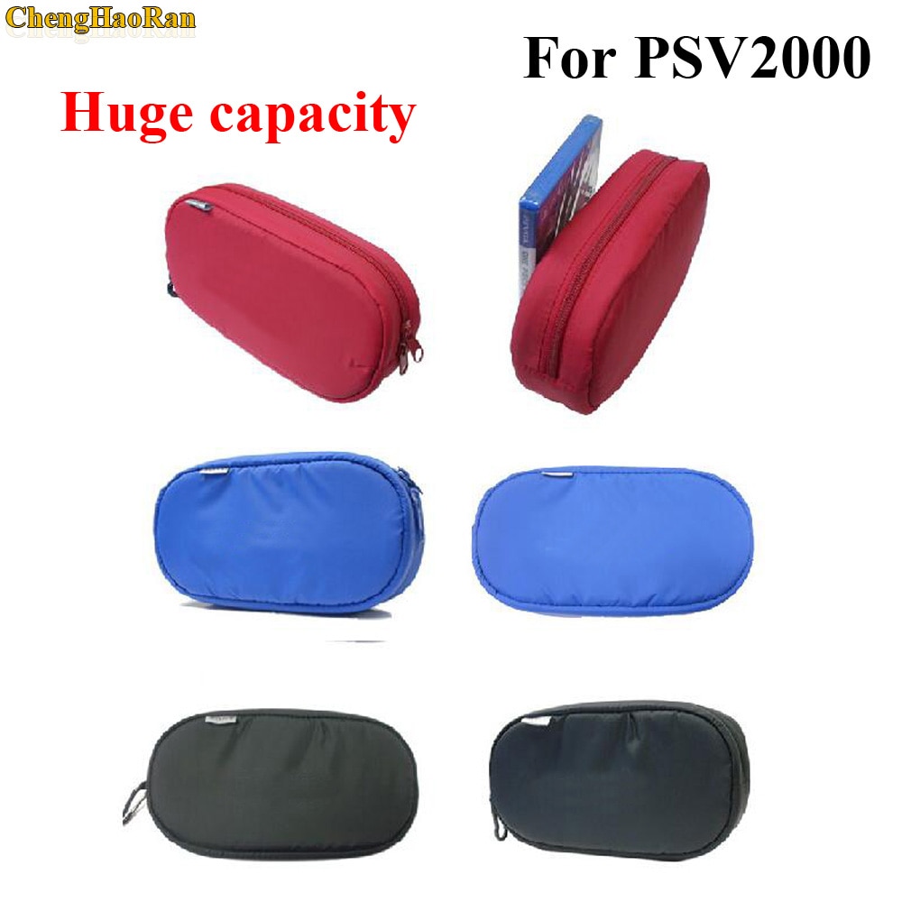 3color 1pc blue black Large Capacity Soft Travel Protective Case Pouch Bag for Playstation PS VITA 1000 PSV 2000 PSVITA SLIM