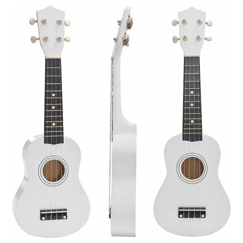 -Mini 21 Inch Sopraan Ukulele 12 Frets Instrument Hout Gitaar Musical Ukulele Hawaiian Style Gitaar Voor Kinderen Verjaardag