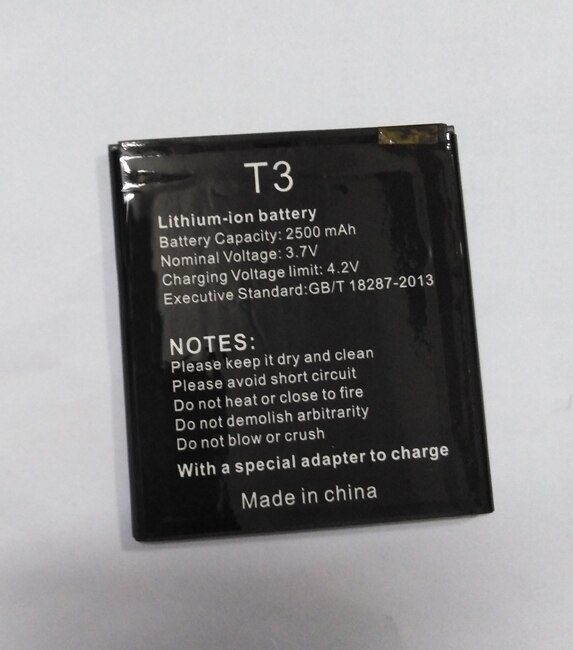 original vkworld T3 phone battery 2500mah 3.7V for Vkworld T3 5.0inch Android phone