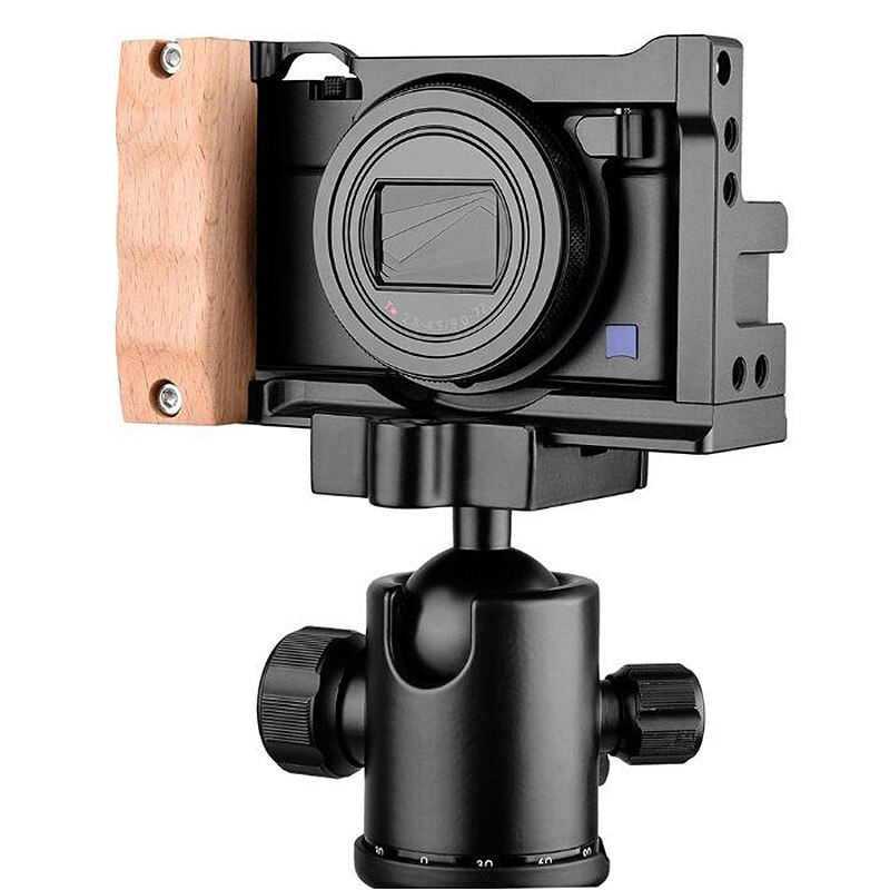A+C12 Camera Cage Video Gear DSLR Rig Camera Stabilizer for Sony Cyber-Shot DSC-RX100 VI VII RX100M7 Camera