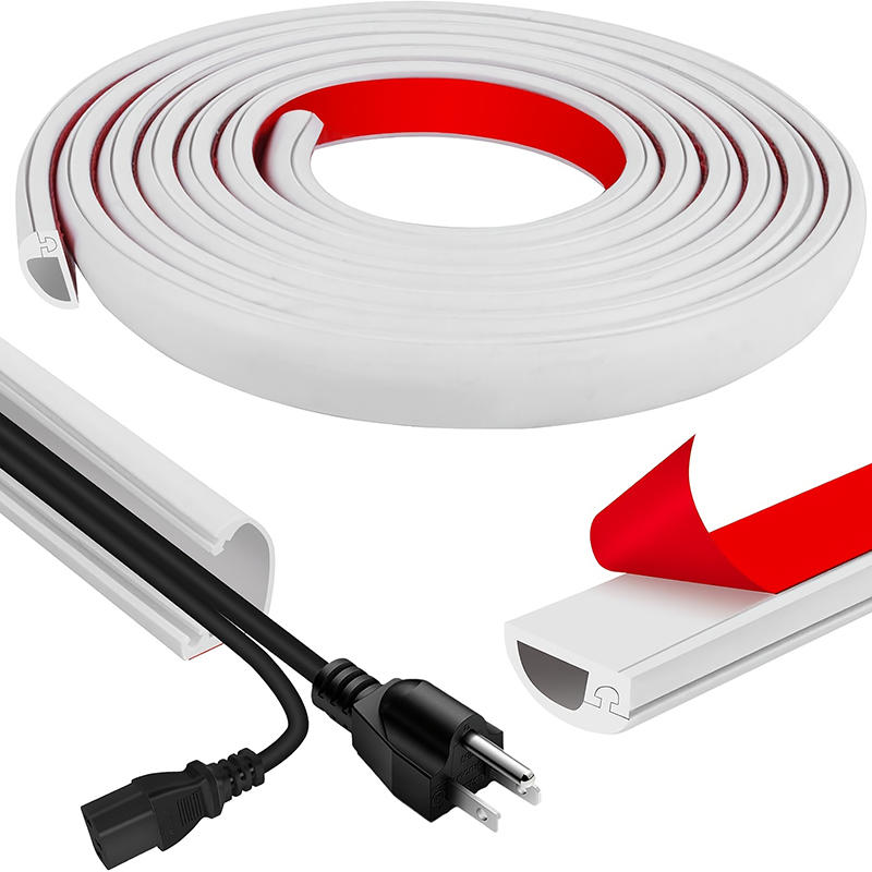 200/300cm Draadverberger Kit voor Wandmontage Tv Kabelhoezen Raceway Kabelmanagement Snoerorganizer Verbergen Snoeren Management Organizer