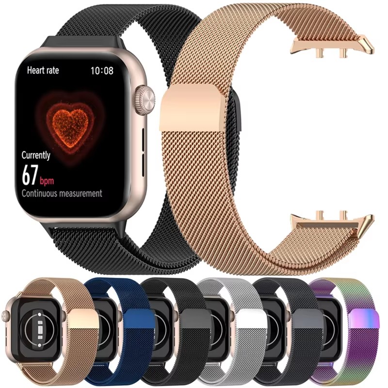 Watch Strap Metal Milanese Loop For Honor Watch 5 Magnetic Stainless Steel Bracelet Belt For Honor Watch 5 Band Accessories