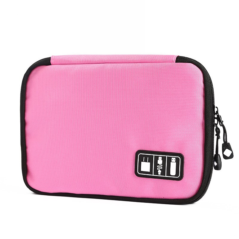 Watch Organizer Box FOR Apple watch bands iWatch Packaging Watchband Holder roll bag Accessories Portable Storage winder Case: Pink