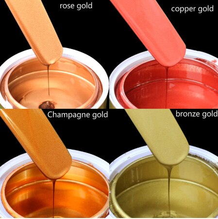 1L Fettige Handwerk farbe verrotten kupfer farbe gebürstet schwarz Durcheinander Bronze- Rose Gold farbe für Handwerk Möbel Statuen Färbung
