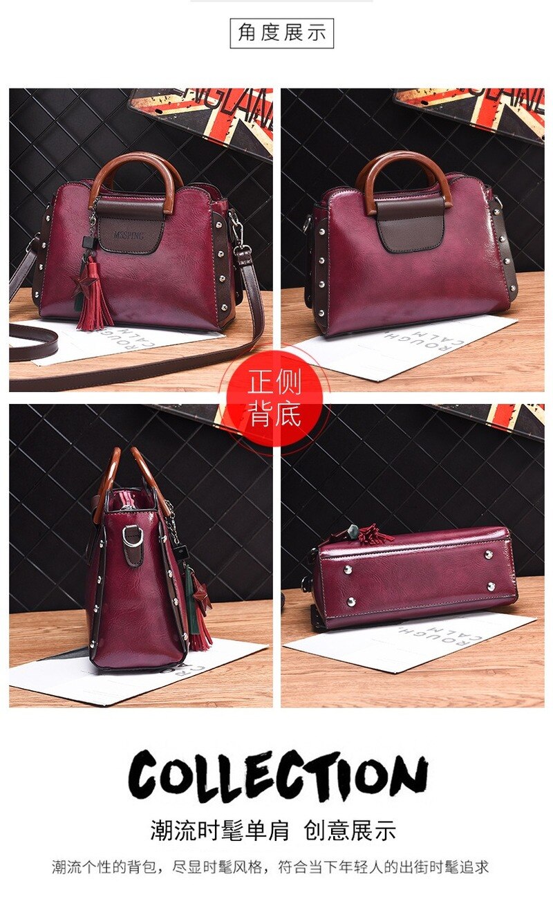 Ladies all-match handbag bag women's shoulder bag diagonal bag shell bag ladies bags handbags