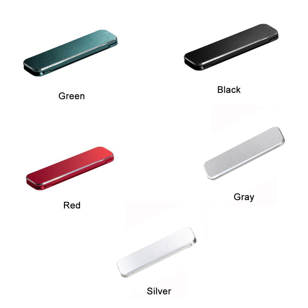 Universal Mini Mobile Phone Stand Aluminum Alloy Adjustable Angle Back Sticked Socket Bracket Foldable Mobile Phone Stand