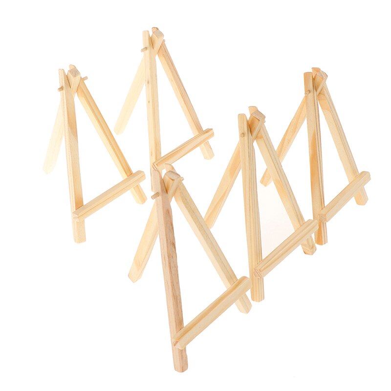 5 stücke Holz Künstler Staffelei Hochzeit Tisch Anzahl Ort Name Karte Fotos Stehen Anzeige Halfter DIY Party Tisch Werkzeuge