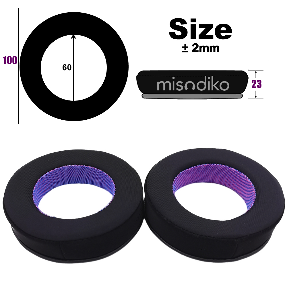 misodiko Verbesserte Ohrpolster-Ersatz für Beyerdynamic DT 770/880/990/1770/1990 Profi, MMX300 Kopfhörer