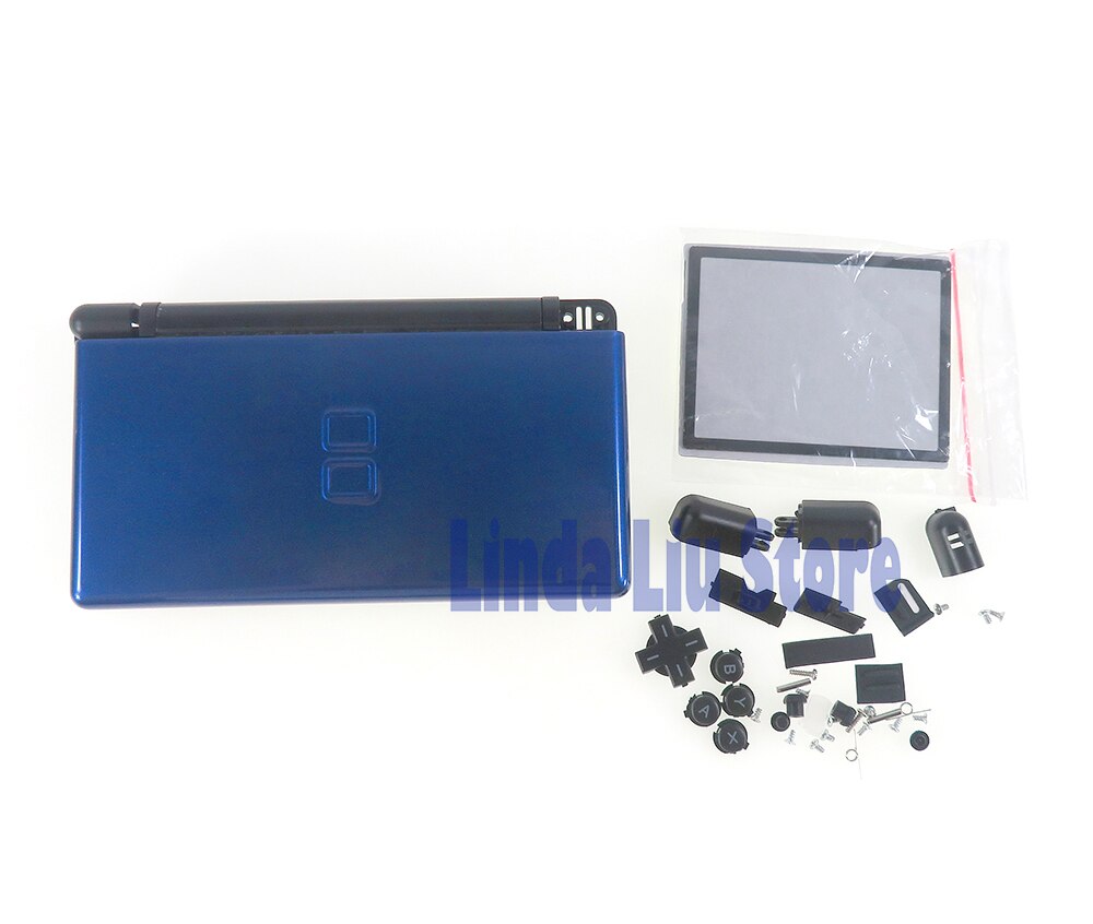 1set/lot Full set Housing Cover Case Replacement Shell For Nintendo DS Lite DSL NDSL: blue black