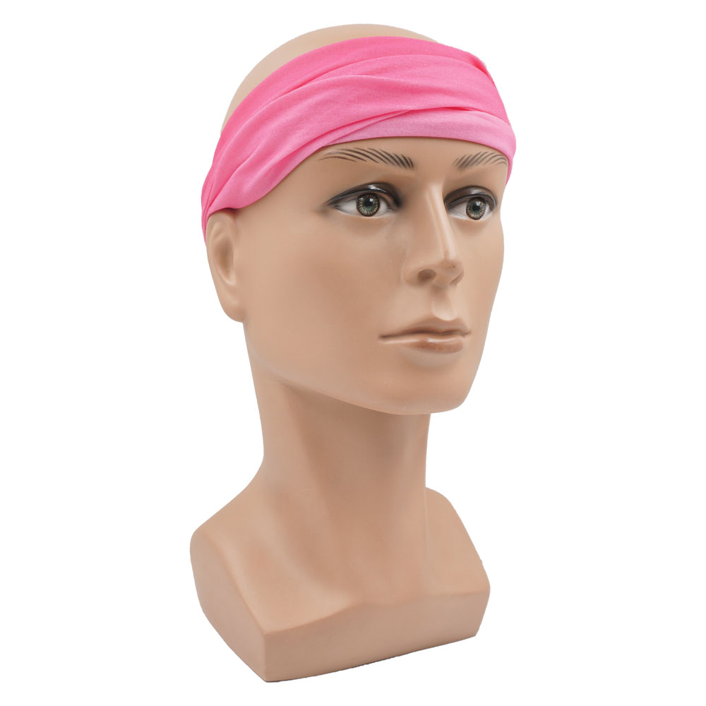 Pink Bandana Face Mask Hiking Bandanna Women Running Camping Yoga Headband Quickdry Neck Gaiter Seamless Tube Cycling Head Scarf