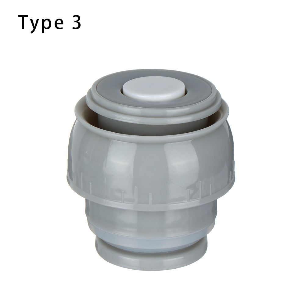 Válvula de salida de taza de vacío Universal, termo para exterior, tapa de botella de agua, accesorios, tapón, 45MM: Type 3