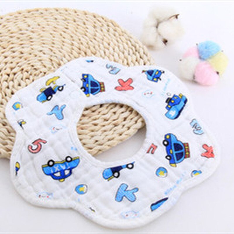 Baby Lätzchen 360 Grad Drehung 8 Schichten Blick Musselin Baby freundlicher Bandana Spucktuch Weiche Neugeborenen Speichel Handtuch Baby zeug